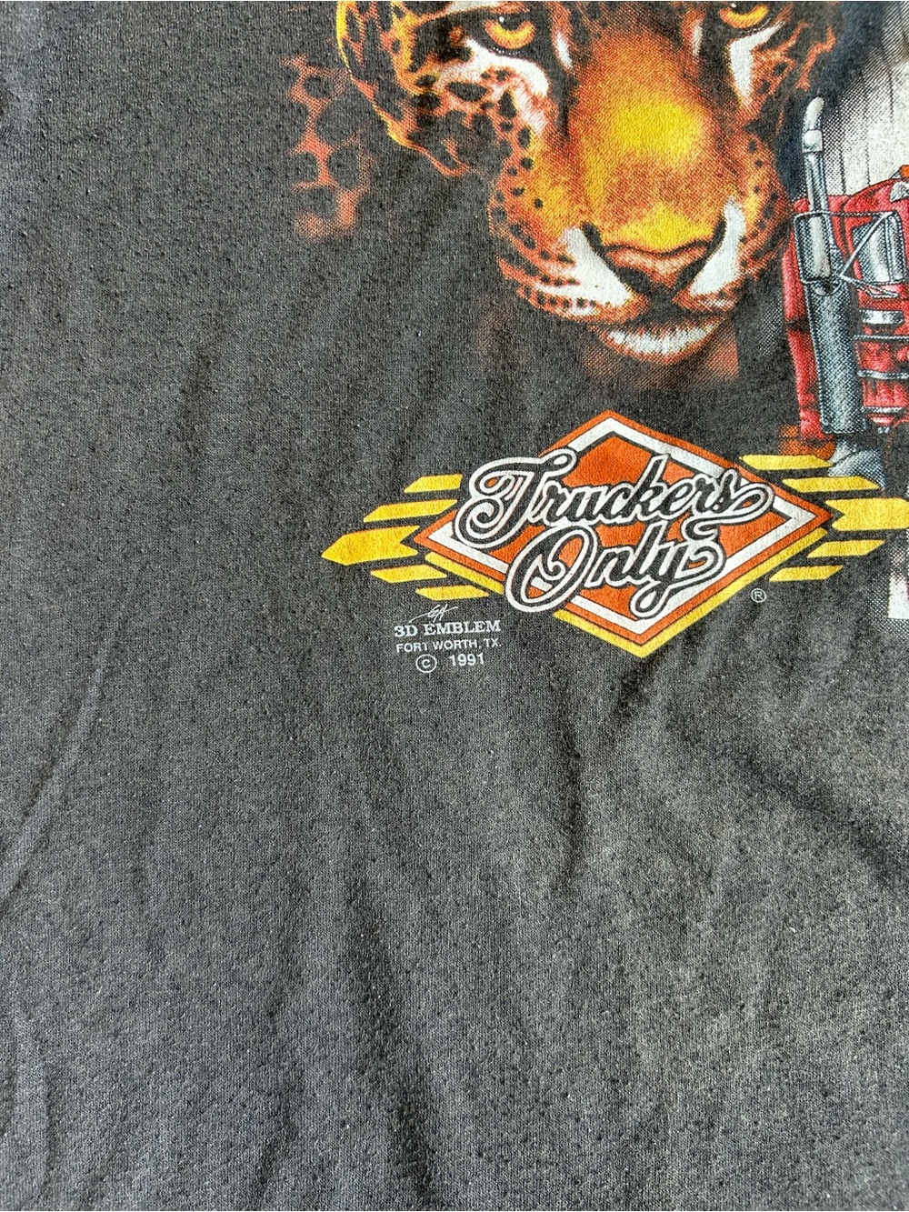 Truckers Only 3d Emblem- Wild Breed. 1991. Dysarts Truck Stop - Bangor, ME - Picture 3 of 4